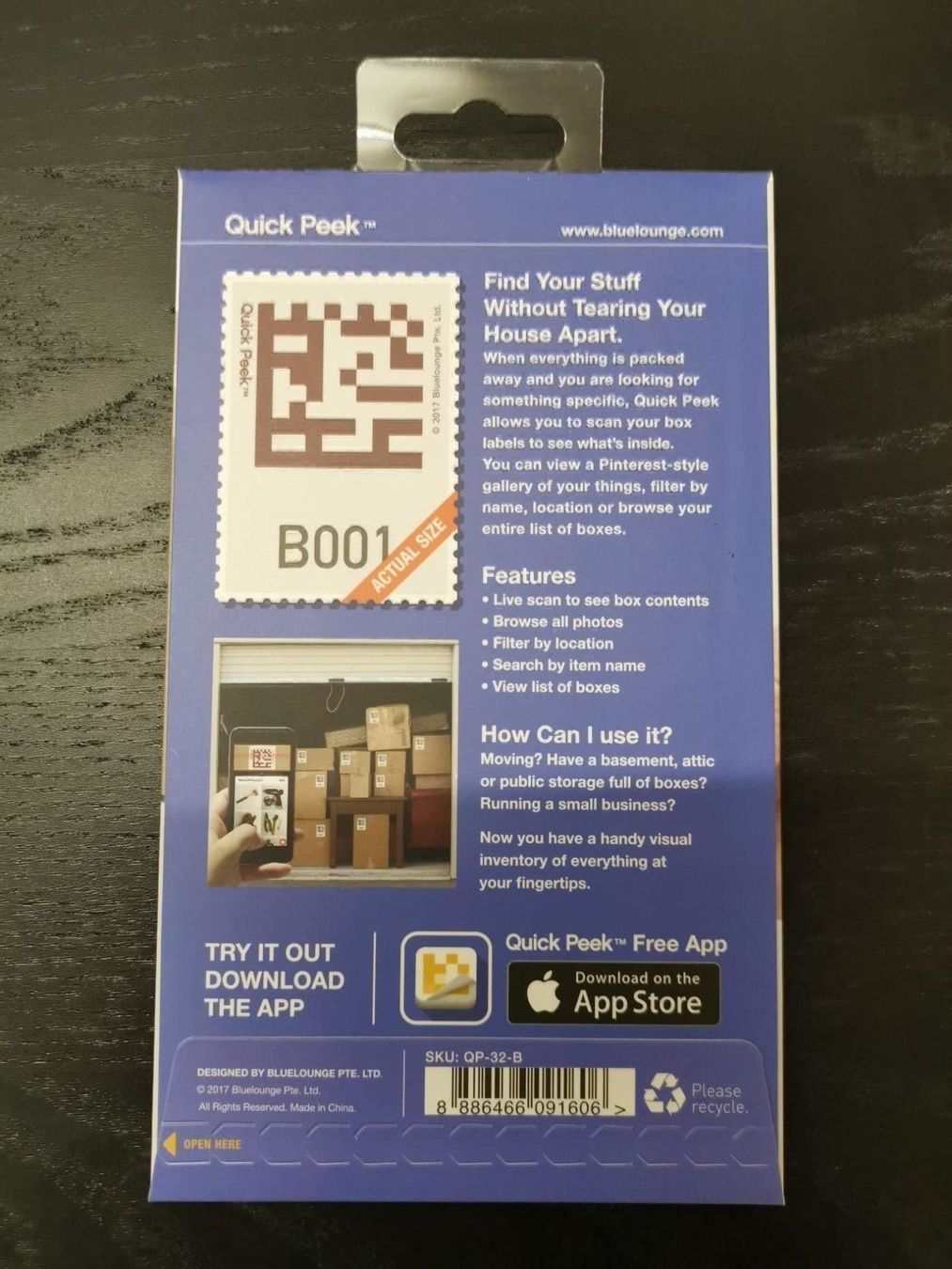 Supporti a parete: Ordnungssystem Quick Peek Storage Labels – Nuovo e nell'imballaggio originale da Wängi venduto da Thurgauer98 1