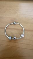 Pandora Armband Silber mit 3 Charms