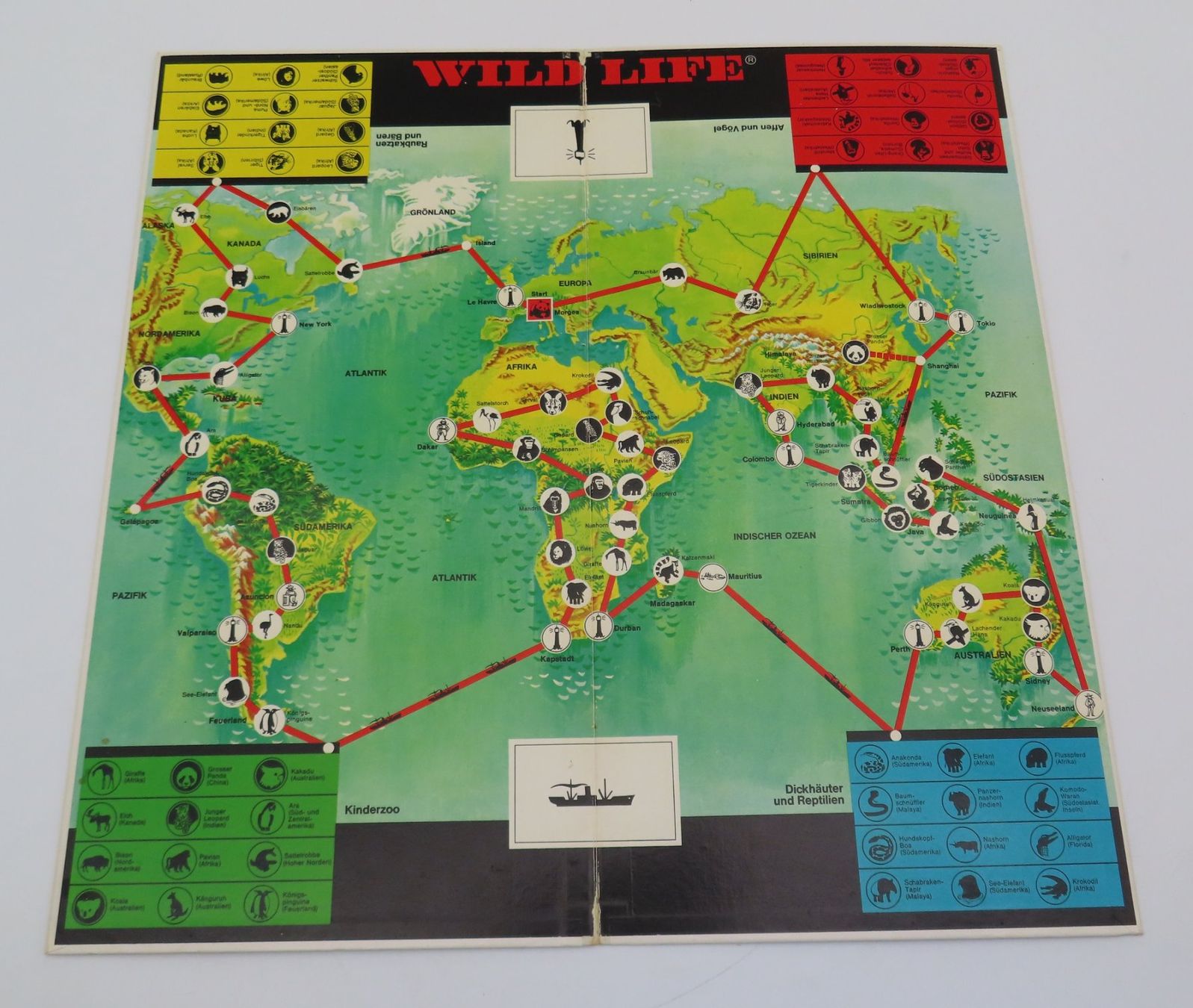 Carlit Giochi: Wildlife Brettspiel – Usato da Reinach BL venduto da WBZ-Flohmarkt 7
