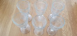 6 verres à dessert