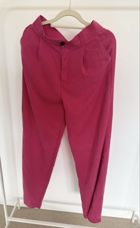 ZARA Hose Pink – Wide Leg – Lyocell – High Waist – Gr. XS