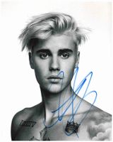 JUSTIN BIEBER - handsigniertes Grossfoto (20x25cm) mit COA