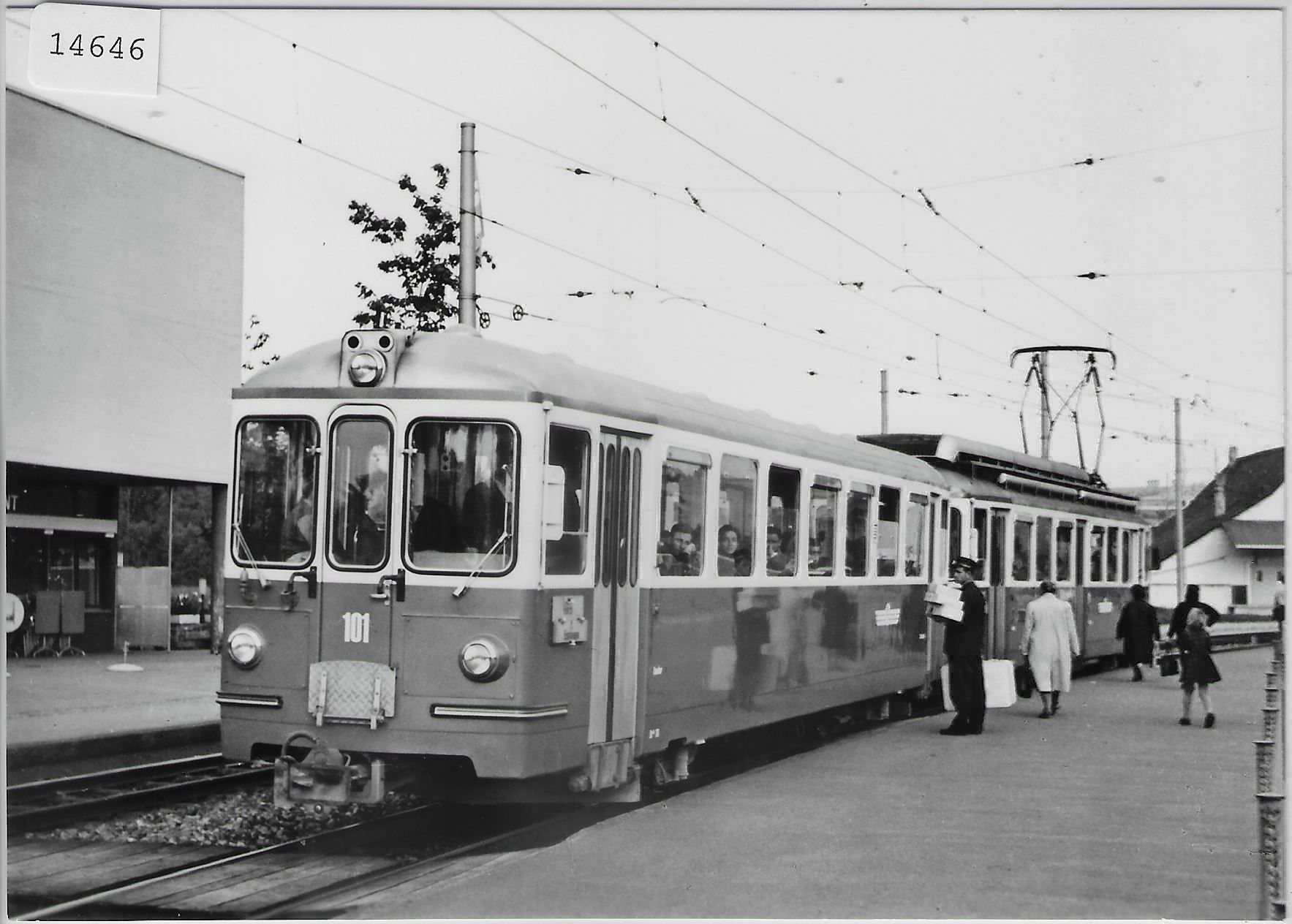 Cartoline postali: Forchbahn Zollikerberg Bt 101 BFe 4/4 14 – Antico da Ettingen venduto da Kartenplanet