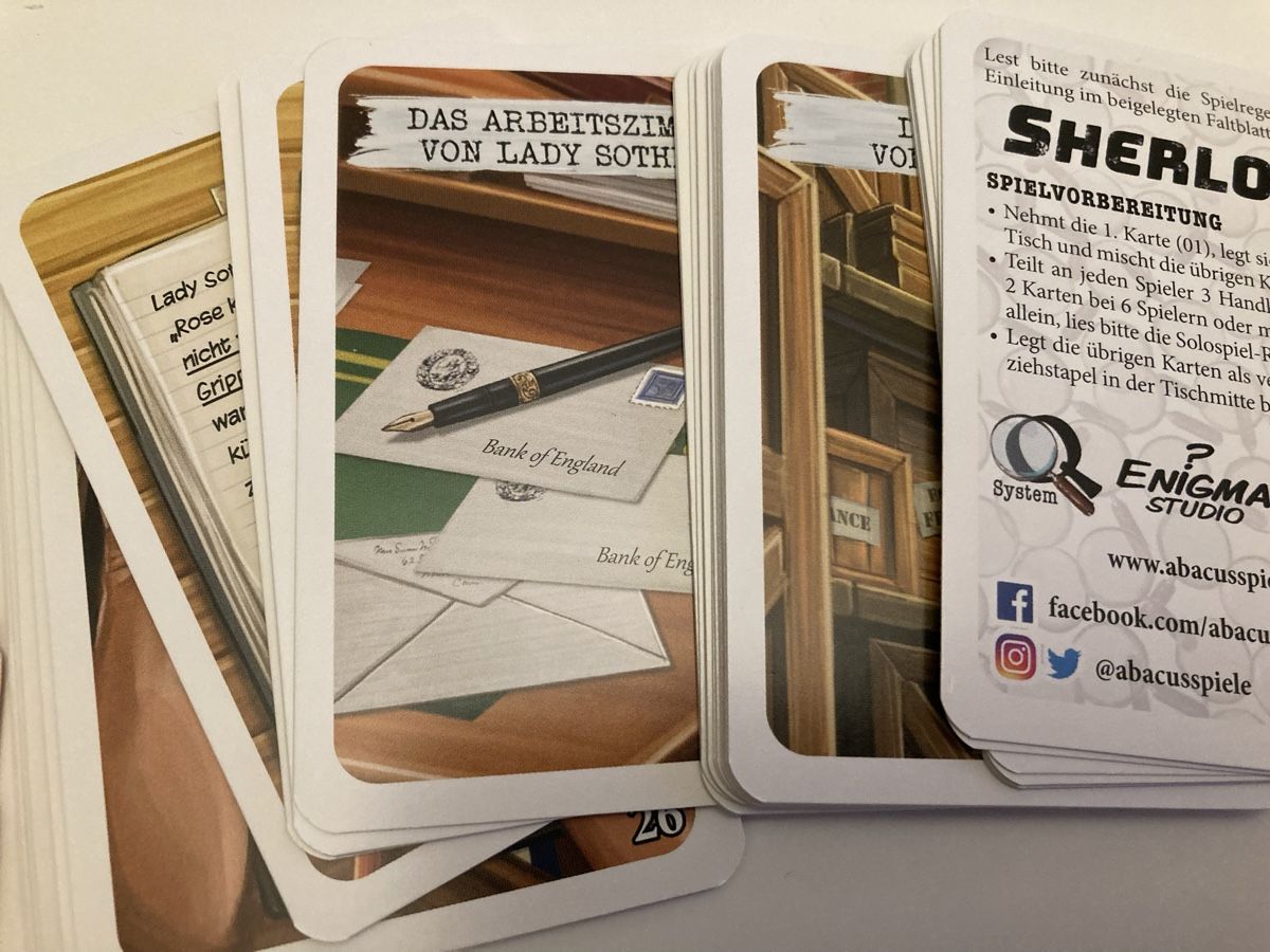 Giochi: Sherlock Kartenspiel, Die Fälschung – Usato da Emmenbrücke venduto da JJ_89 3