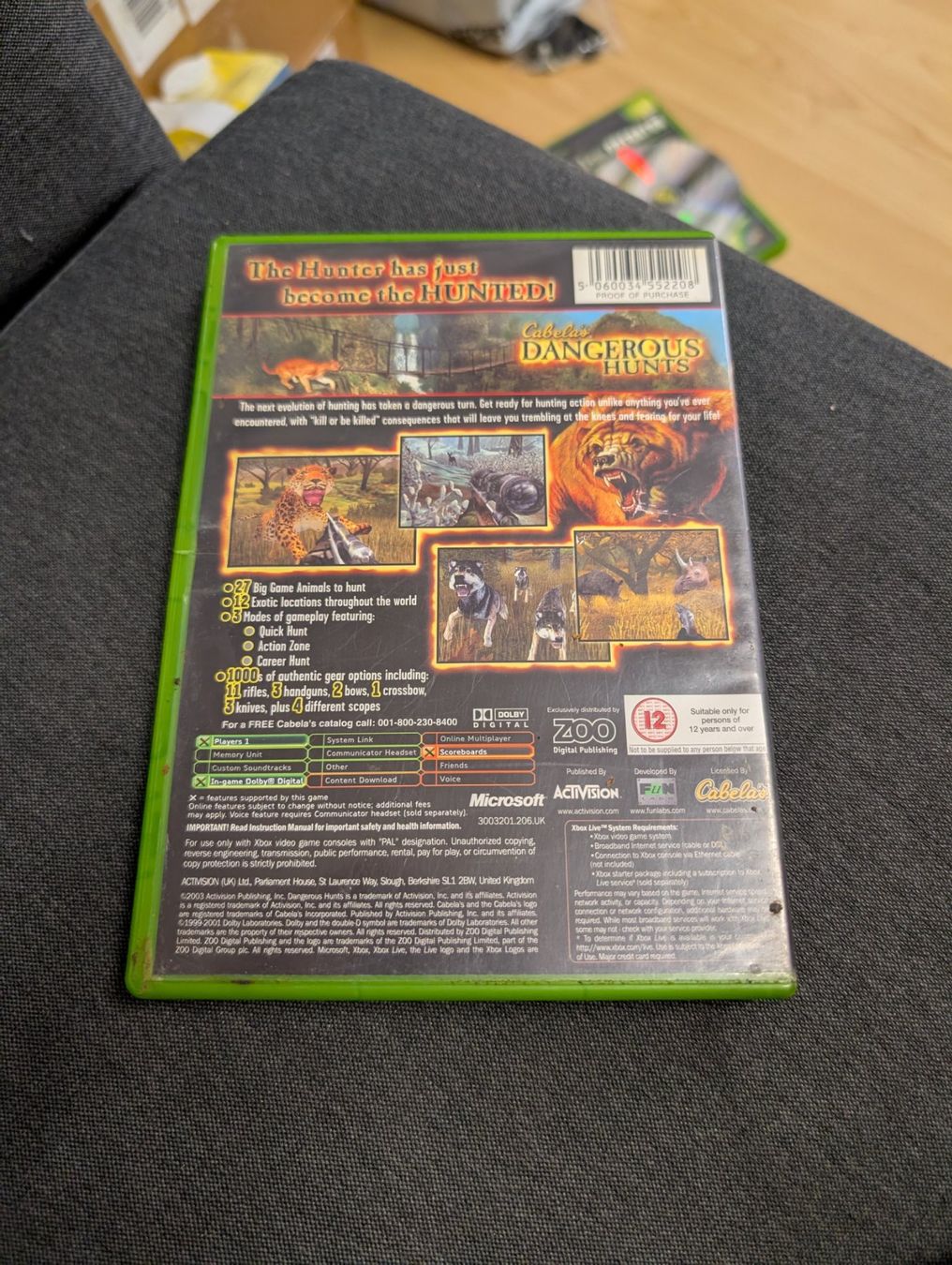 Spiele: Cabela's dangerous Hunt  Microsoft Xbox – Gebraucht aus Giubiasco von Ticinerd 1