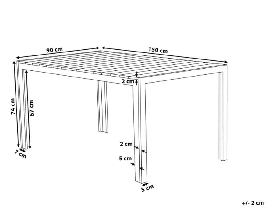 Tables: Gartentisch Como 150x90 cm – D'occasion à Frauenfeld par heyLani 4
