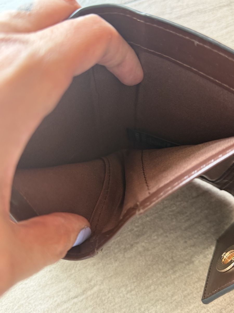 Portamonete: Porte-monnaie Next "Envelope Lock" marron – Usato da Réchy venduto da Murielrosa 3