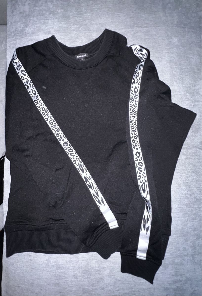 Maglioni & Felpe: Just Cavalli Sweatshirt schwarz, Grösse L – Usato da Roggwil BE venduto da Jebu7 1
