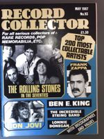 Record Collector Magazin 1987 - Zappa  Stones Bon Jovi