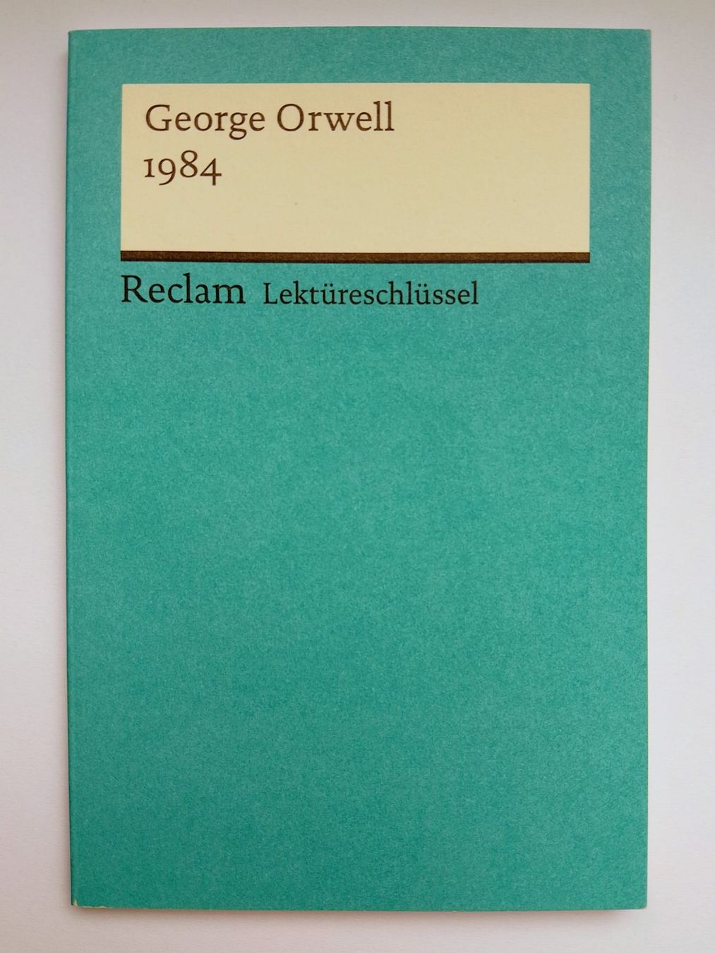 Libri: George Orwell : 1984 BUCH – Nuovo (secondo la descrizione) da Zürich venduto da Flitzi2005 2