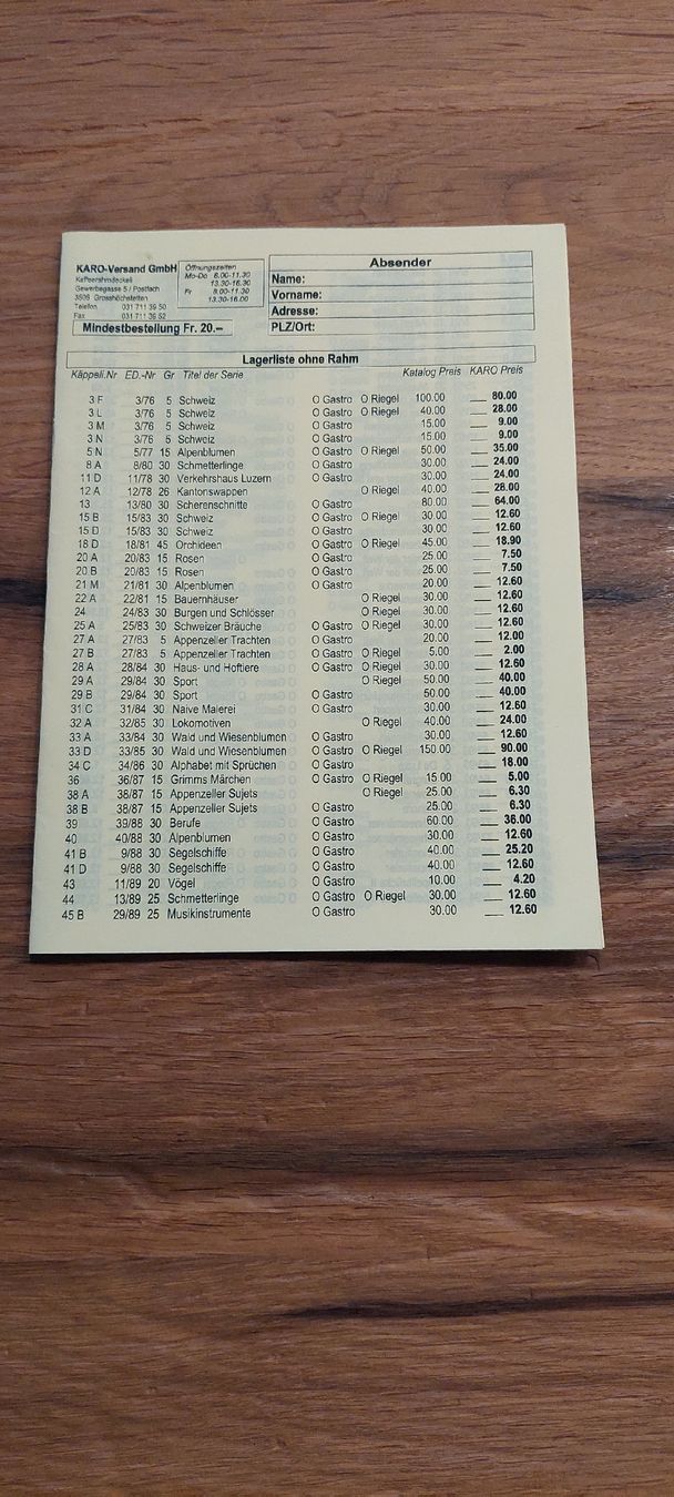 Coperchi dei cremini per caffè: Diverse Kaffeerahmdeckeli Kataloge – Usato da Koblenz venduto da Pinpon 4