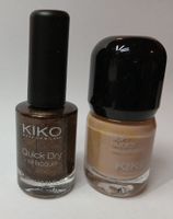 2x Kiko Nagellacke, schöne Herbstfarben für den Alltag! neu!