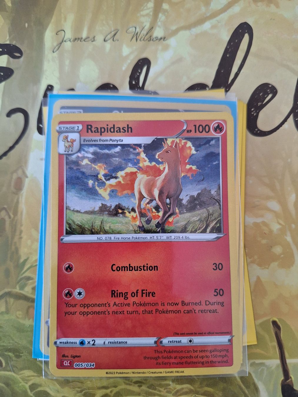 Pokémon Carte collezionabili: Rapidash - Classic Collection Holo – Usato da Altstätten SG venduto da GGsGameshop