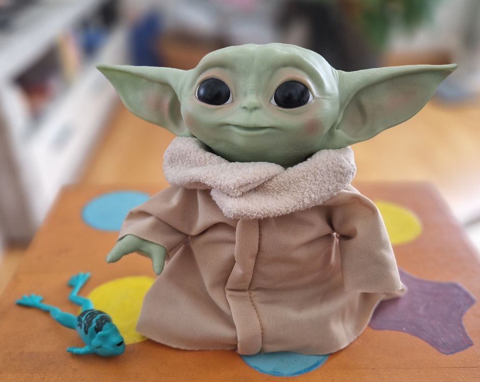 Star Wars Baby Yoda Plüschtier, 25 Cm – Offiziell Lizenziert, Kuschelweich
