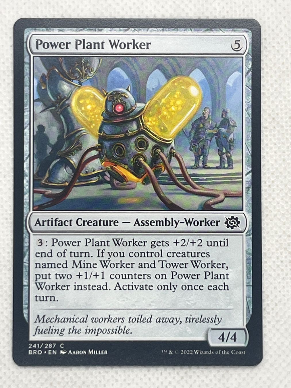 Magic The Gathering Carte collezionabili: Magic The Gathering Karte Power Plant Worker – Usato da Hinterkappelen venduto da Kim1992