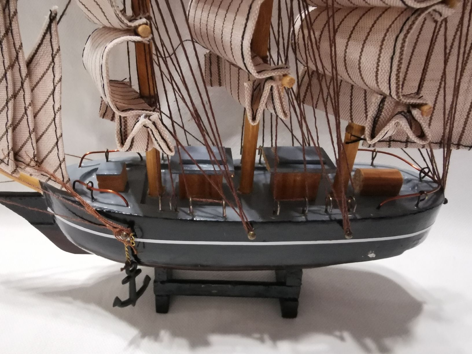 Kit di modellismo & Modellini statici: Schiffsmodell klein 19 x19 cm – Usato da Basel venduto da Treasurehunter 3