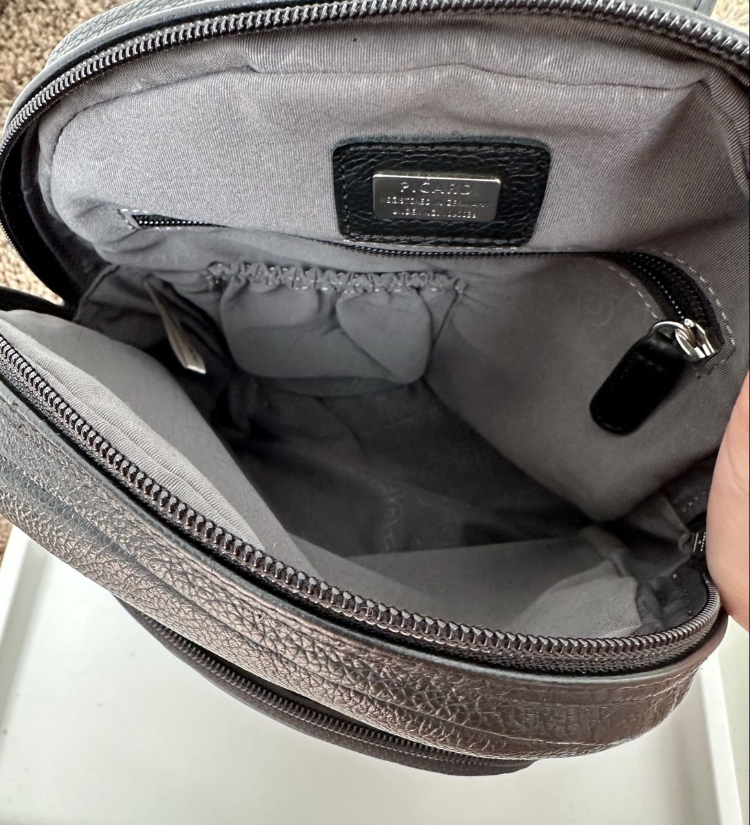Picard Zaini: Schwarzer Picard Leder Rucksack - Zeitlos & Praktisch – Usato da Zürich venduto da mara_g 1