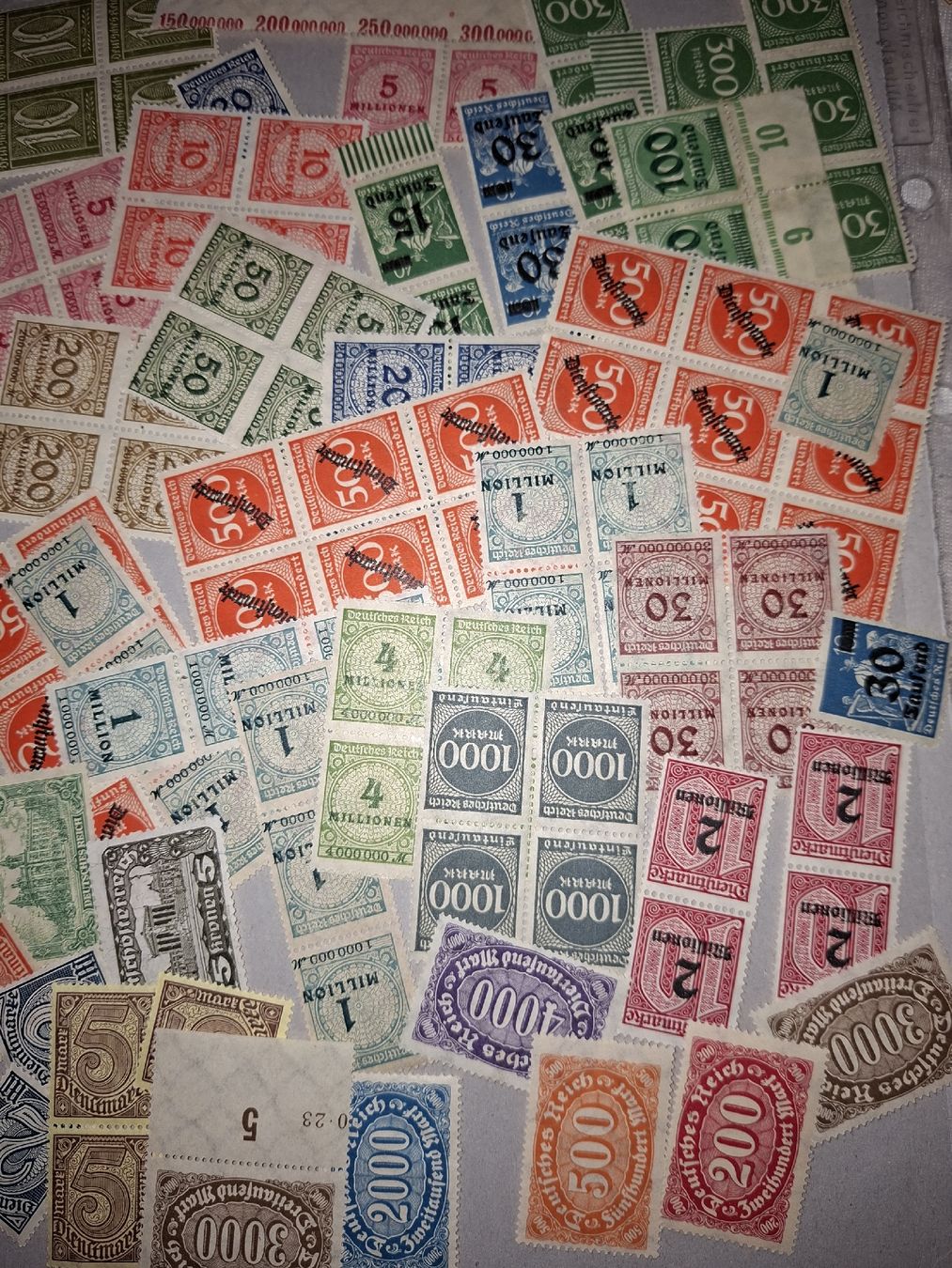 Alle Briefmarken: Briefmarken Deutsches Reich Blocks / einzelmarken  – Gebraucht aus Balgach von SIMEON27 3