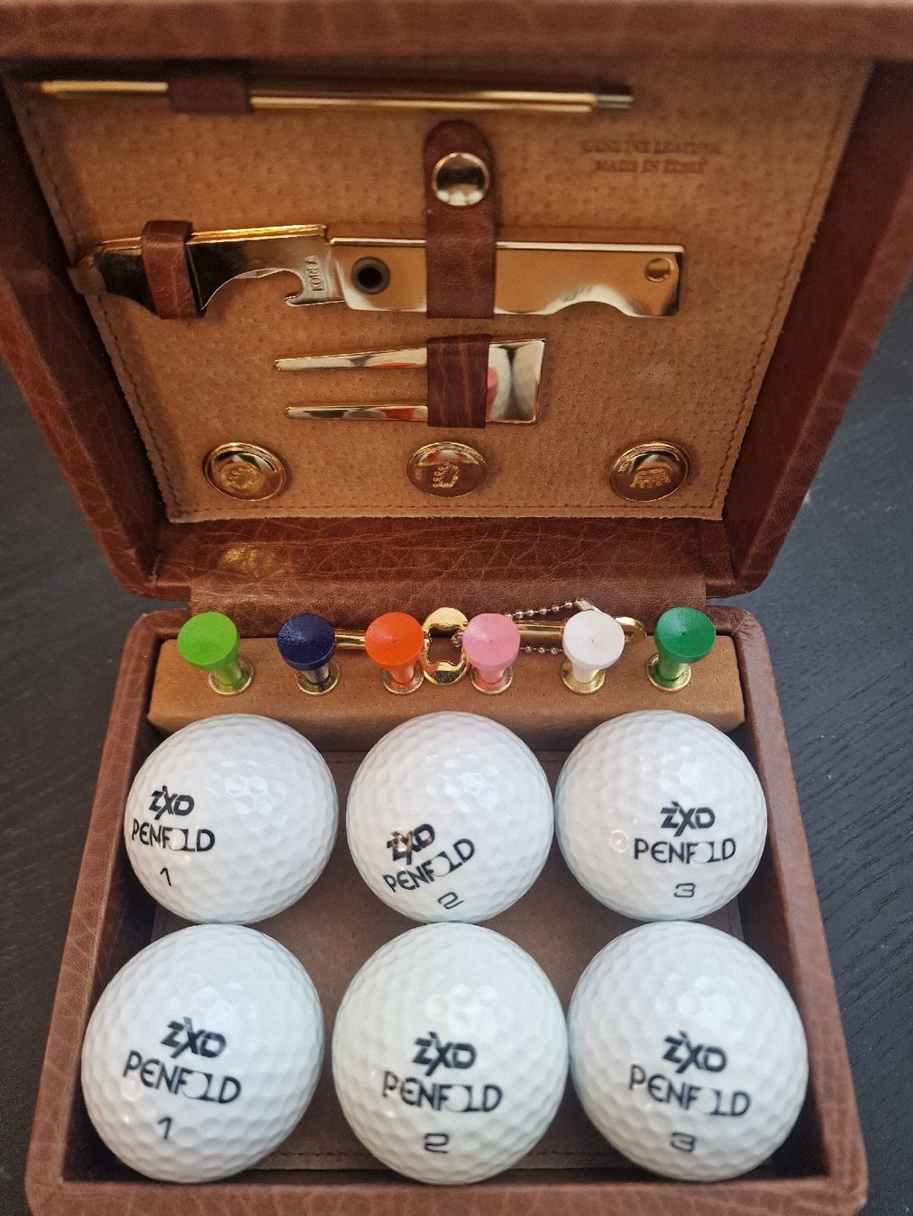 Schläger & Sets: Golf Geschenkset im Lederetui - Perfekt für Golfer – Neu und originalverpackt aus wallisellen von Murat-440 3