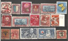 PJ 15 mittlere Werte mit Vollstempel