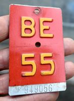 Velonummer BE 55 von 1955 - Bern 949056