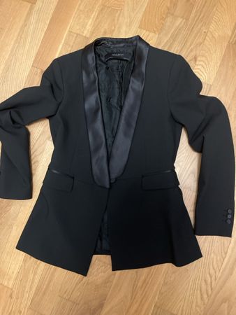 Sakko Zara Basic Collection schwarz Grösse S Neuwertig