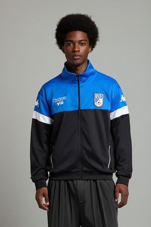 Kappa USLD Fußball Trainingsjacke - Blau/Schwarz