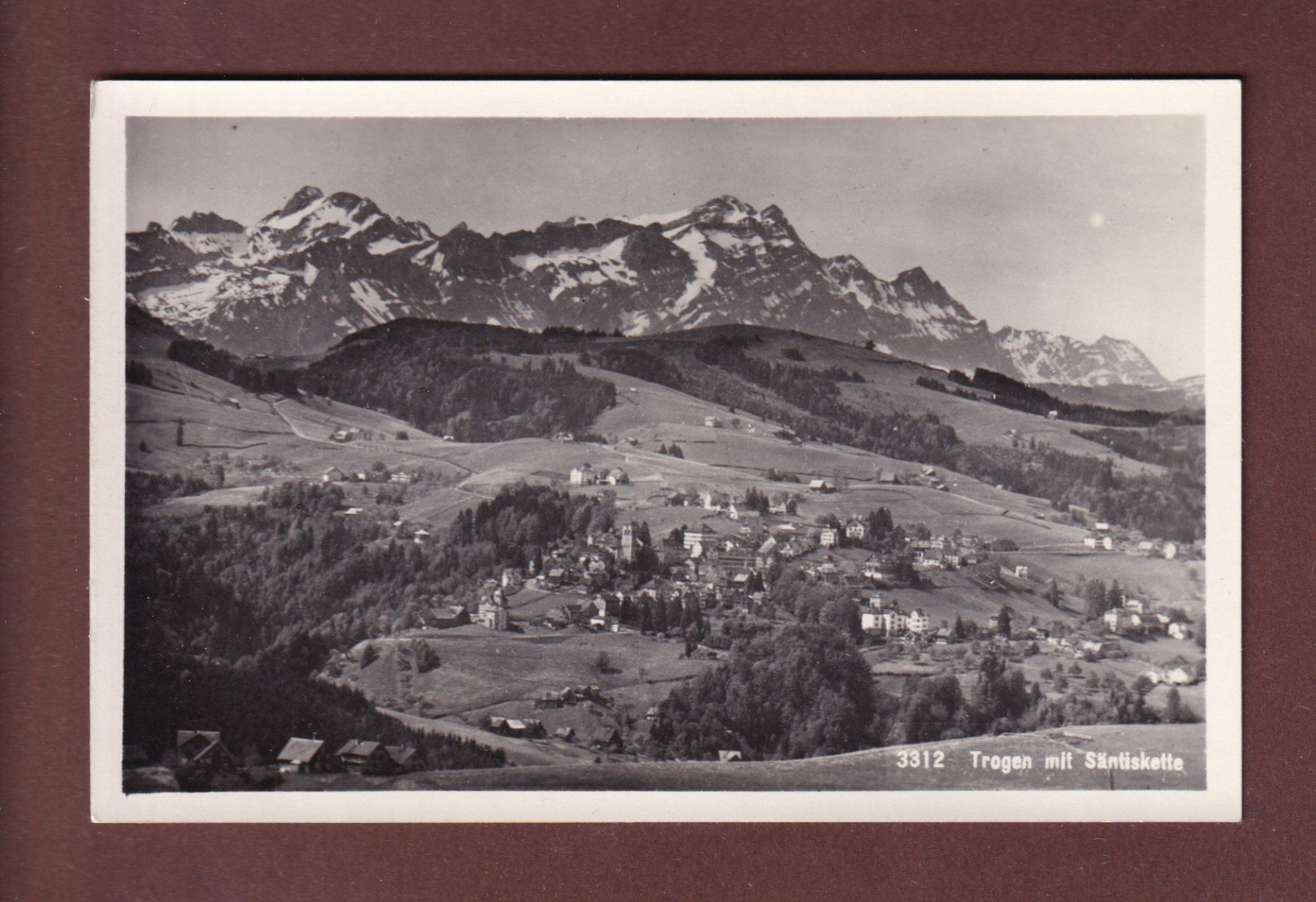 Cartes postales: TROGEN - Säntiskette – D'occasion à Pully par nicecards-shop