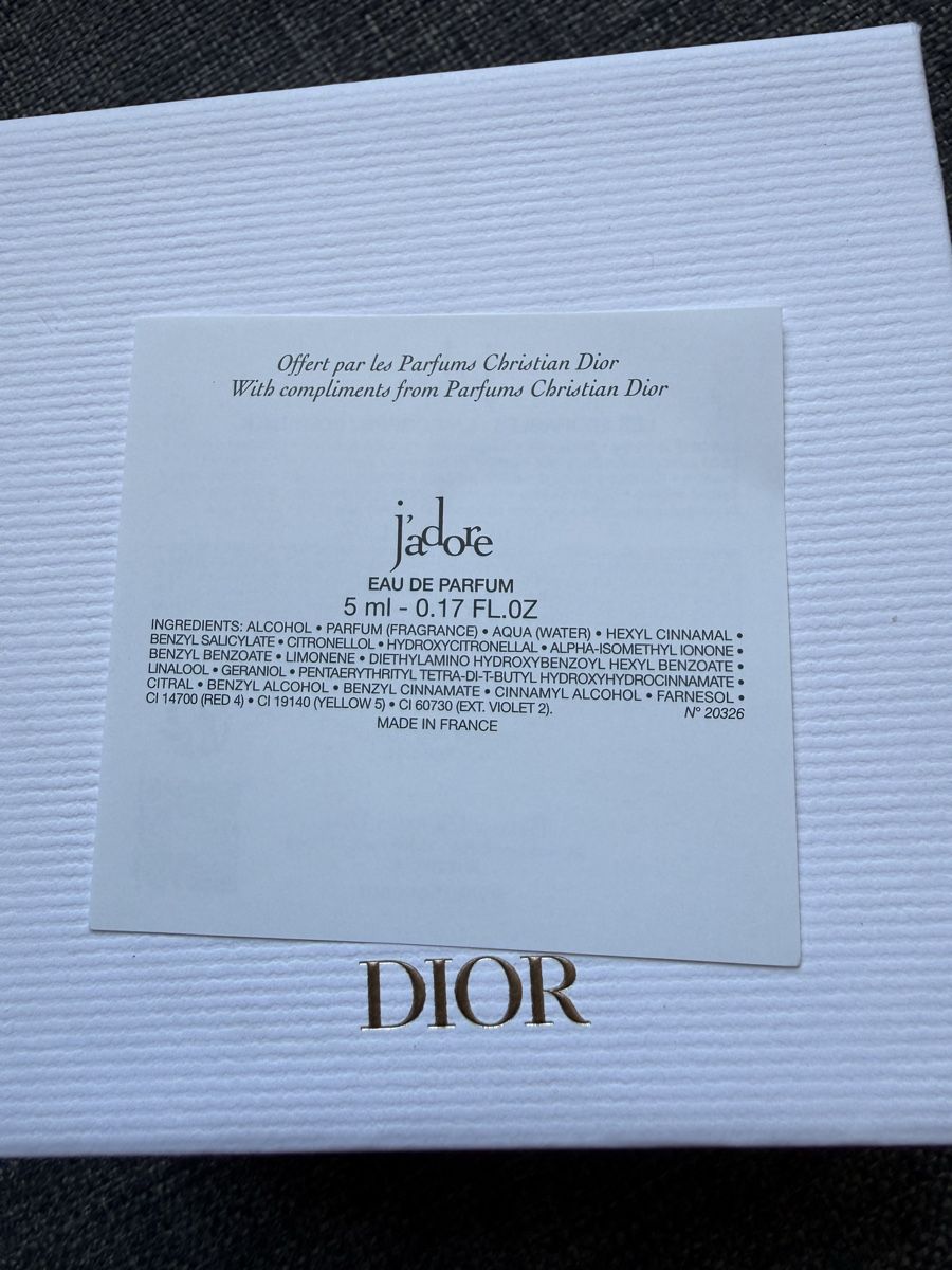 Dior Sonstige Körperpflege: Dior j’adore set coffret – Neu und originalverpackt aus Luzern von sas_r89l 4