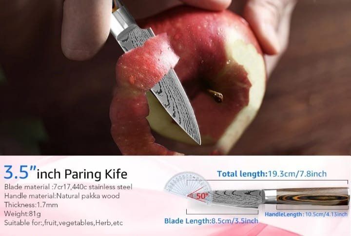 Coltelli: Obstmesser und  Chef Messer, Kochmesser Japanischen – Nuovo e nell'imballaggio originale da Oberentfelden venduto da sch_8bt6 3