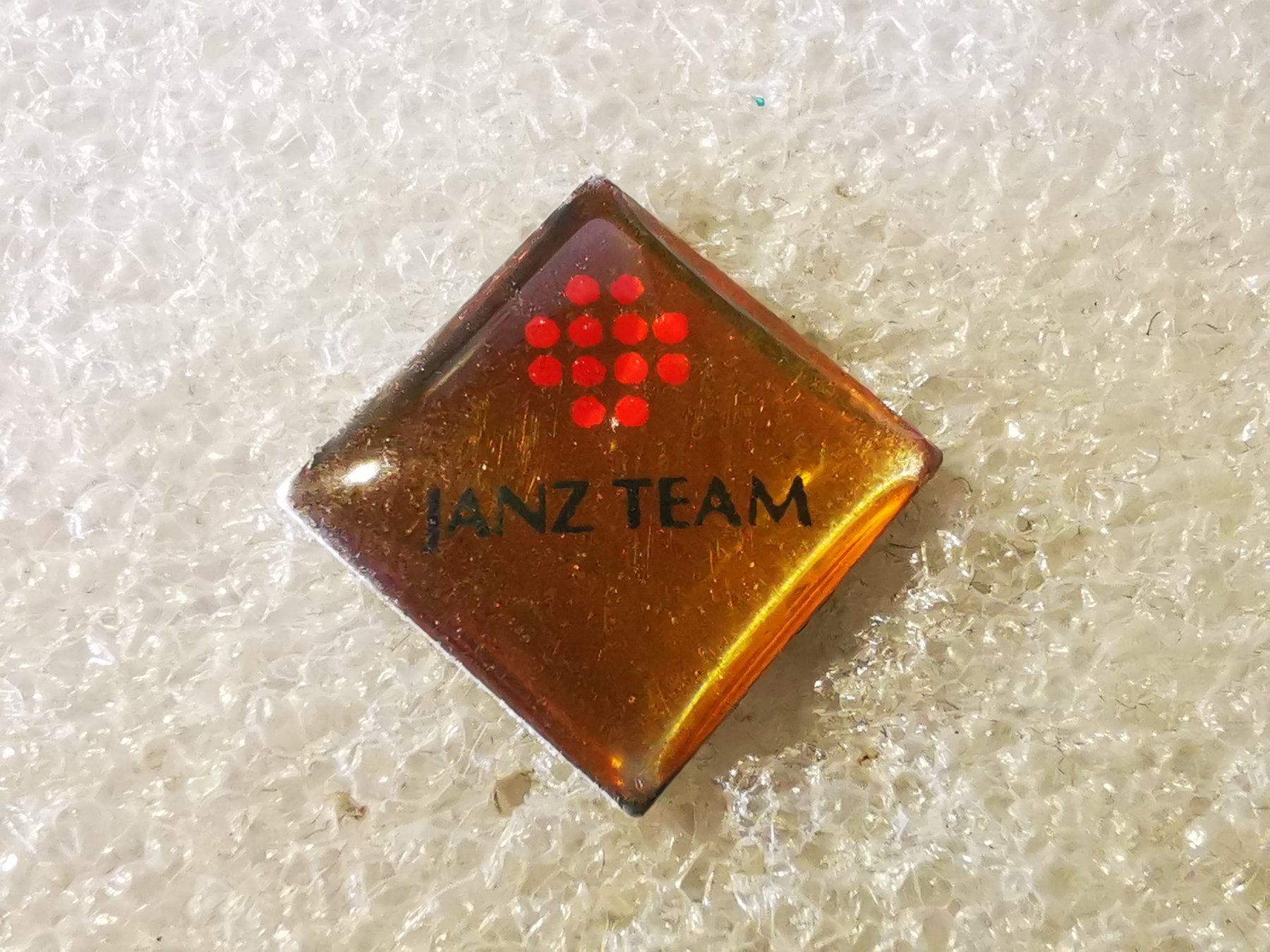 Plaketten & Abzeichen: Ansteckpin 153: Janz Team – Gebraucht aus Oppligen von Pin-Fall-Shop