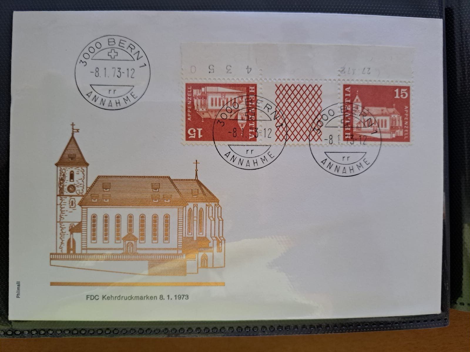 Album: 15 FDC-Album Schweizer Briefe – Usato da Effretikon venduto da Girlen14 5