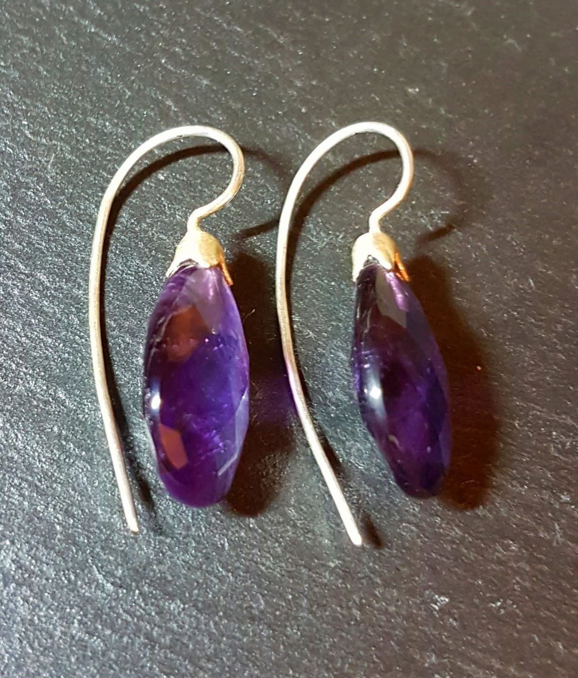 Orecchini pendenti & Orecchini a lobo: Boucles d'oreilles argent et améthystes – Nuovo e nell'imballaggio originale da Veyrier venduto da Leilazizou 2