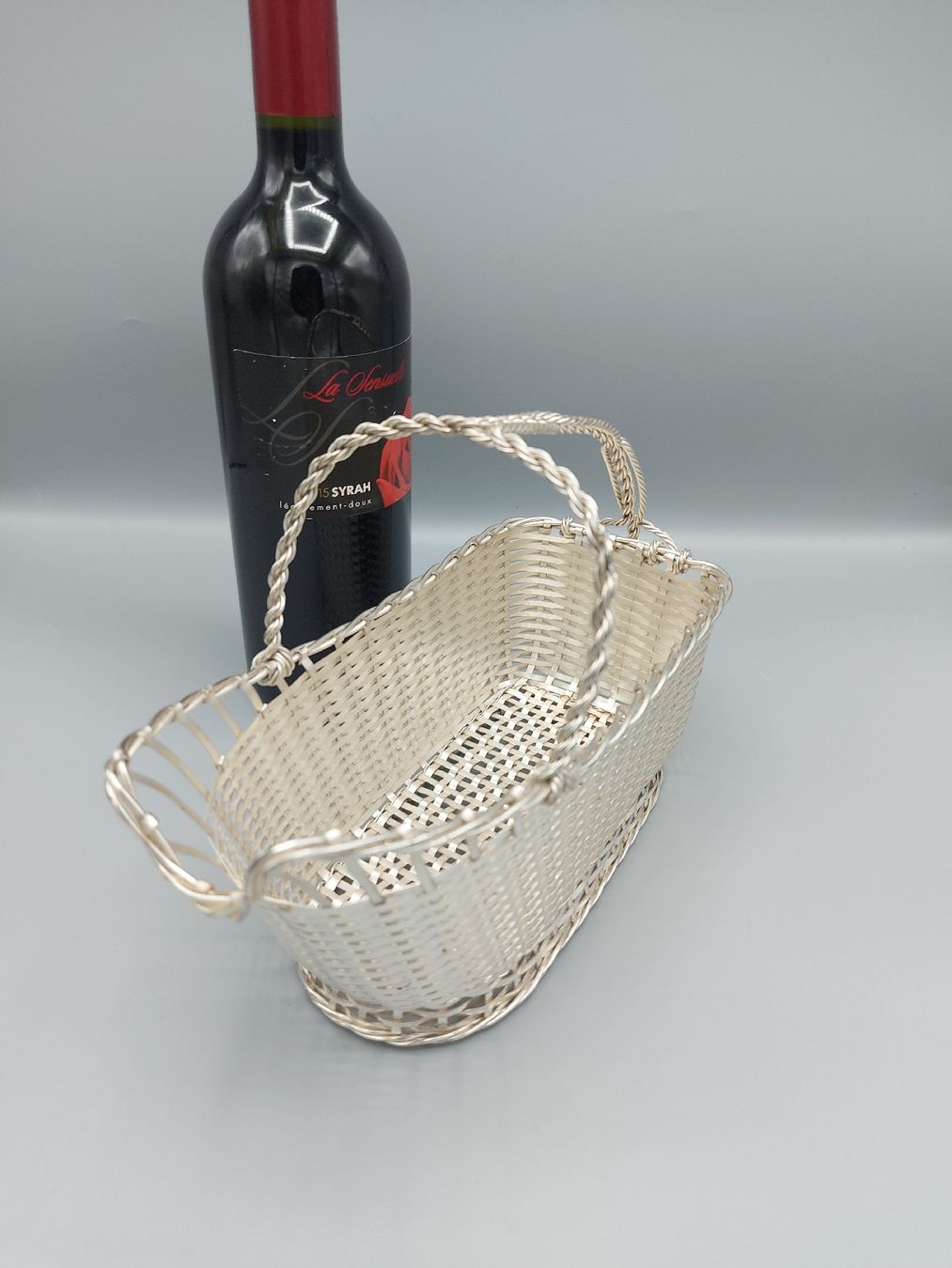Christofle Altro per la casa: Christofle Gallia versilberter Weinkorb – Nuovo (secondo la descrizione) da Ostermundigen venduto da son_vd9k 3