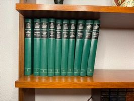 Buchreihe grün, 10 Bände