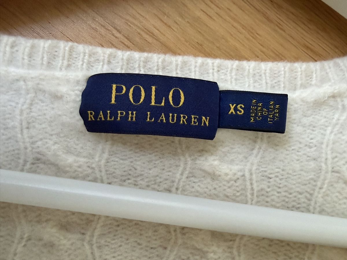 Polo Ralph Lauren Pullover & Sweatshirts: Damen Pullover Polo Ralph Lauren creme Grösse XS – Gebraucht aus Meilen von lis_g7h8 2