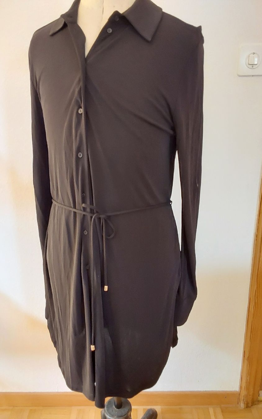 Riani Kleider: Hemdblusenkleid schwarz Riani 40 Viskose – Gebraucht aus Köniz von scopello12