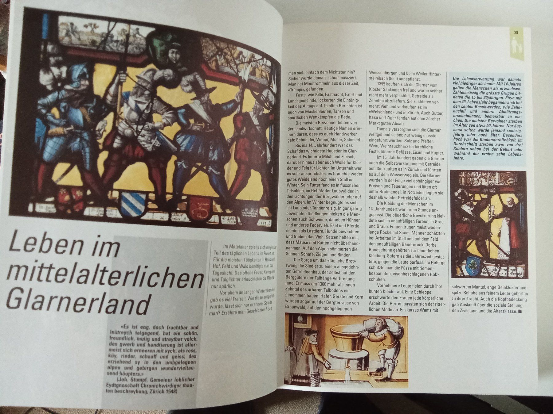 Libri: Glarner Heimatbuch, Lehrmittelverlag Glarus, 1992 – Usato da Bilten venduto da Bora3 3