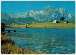 SG 83 Schwendisee mit Säntis und Schafberg K-o 1977 GF