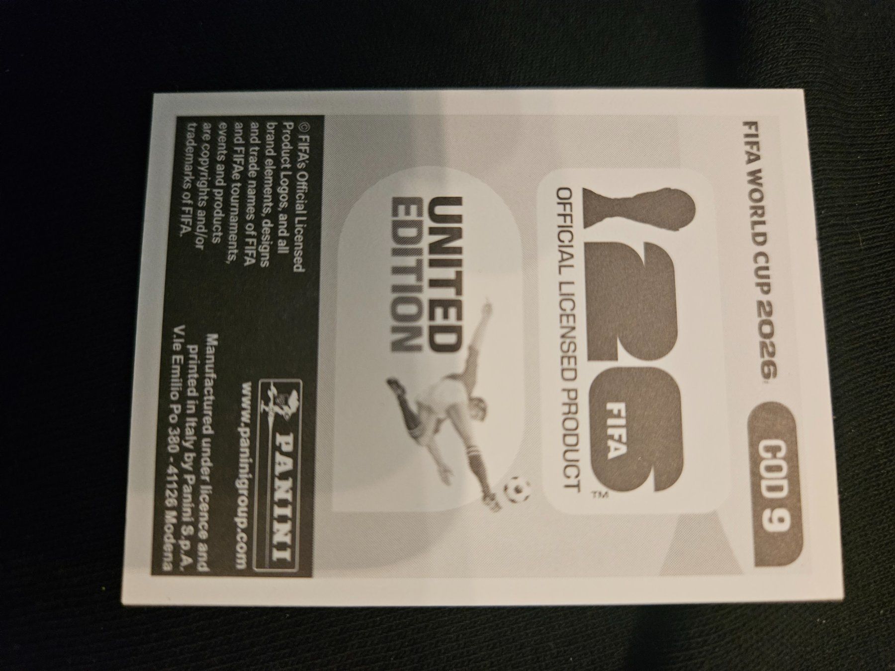 Panini Carte collezionabili: COD9 – Usato da Würenlingen venduto da Dinli 1