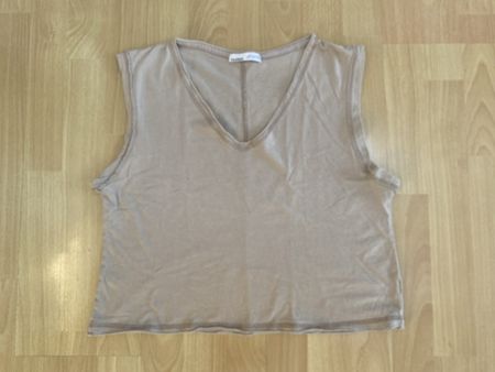 Pull&Bear Top, Grösse S, Beige - Sommer
