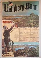 Historisches Uetlibergbahn Poster 1886 100x70 cm