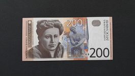 Jugoslawien 200 Dinara 2001 Unc
