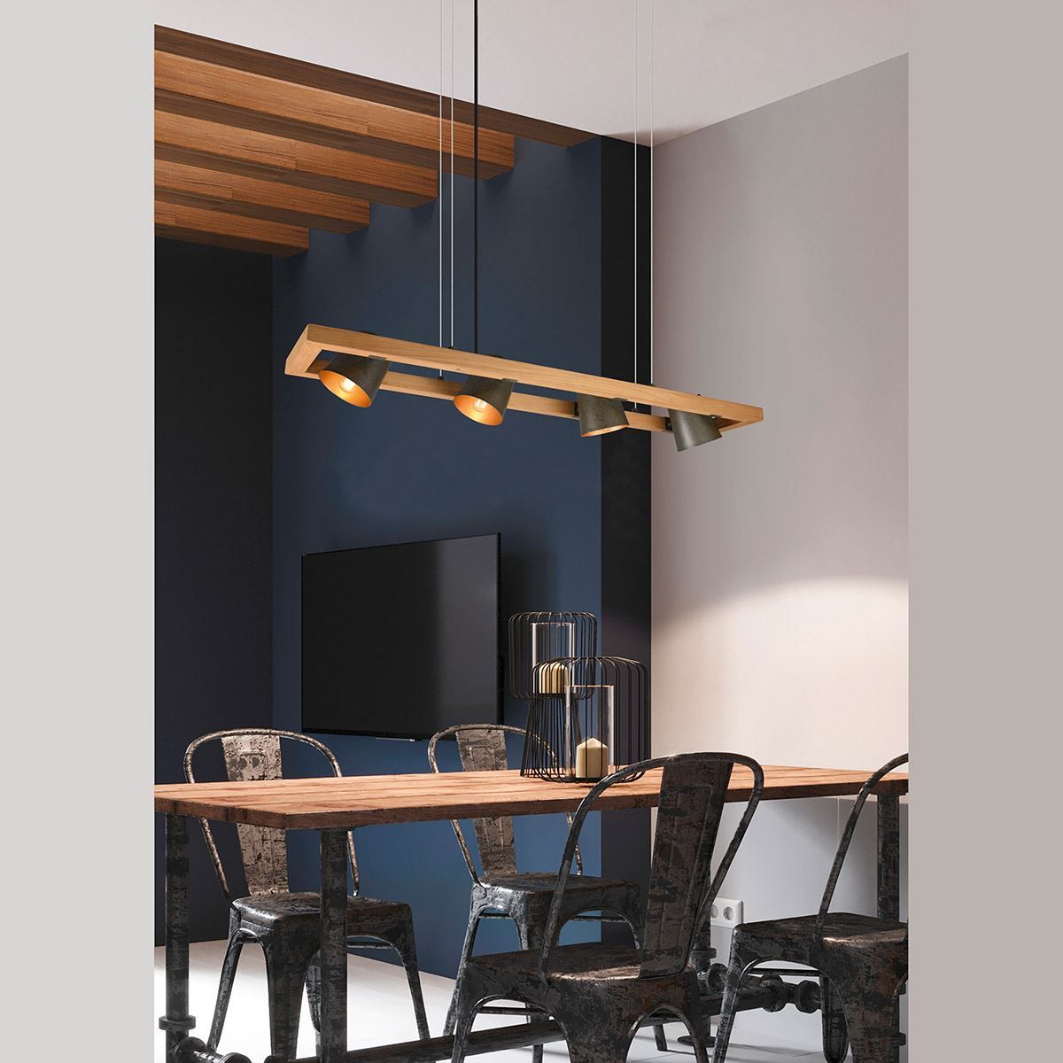 Kronleuchter & Deckenlampen: Vintage Pendelleuchte, 100 cm x 21 cm – Neu (gemäss Beschreibung) aus Kreuzlingen von Smart-Light 1