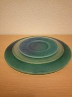 Assiette en pâte de verre d'une designer CH Bettina Aeberle