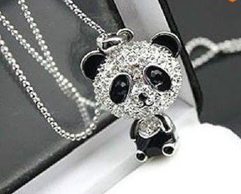 Ciondoli: Panda Anhänger inkl. Kette Bär Halskette Geschenkidee chain – Nuovo e nell'imballaggio originale da Dättlikon venduto da easythings 7