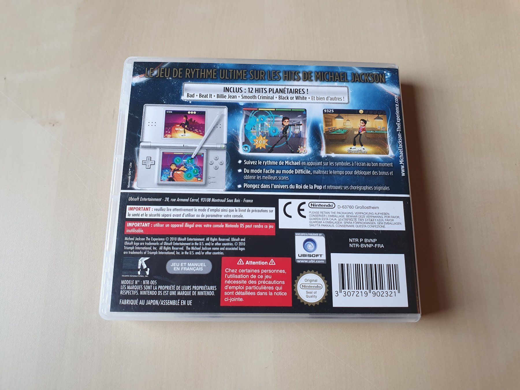 Nintendo Jeux: Michael Jackson The Experience FRA – D'occasion à Stansstad par collectorsshop 1