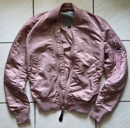 Bomberjacke Alpha Industries rosa Grösse S guter Zustand