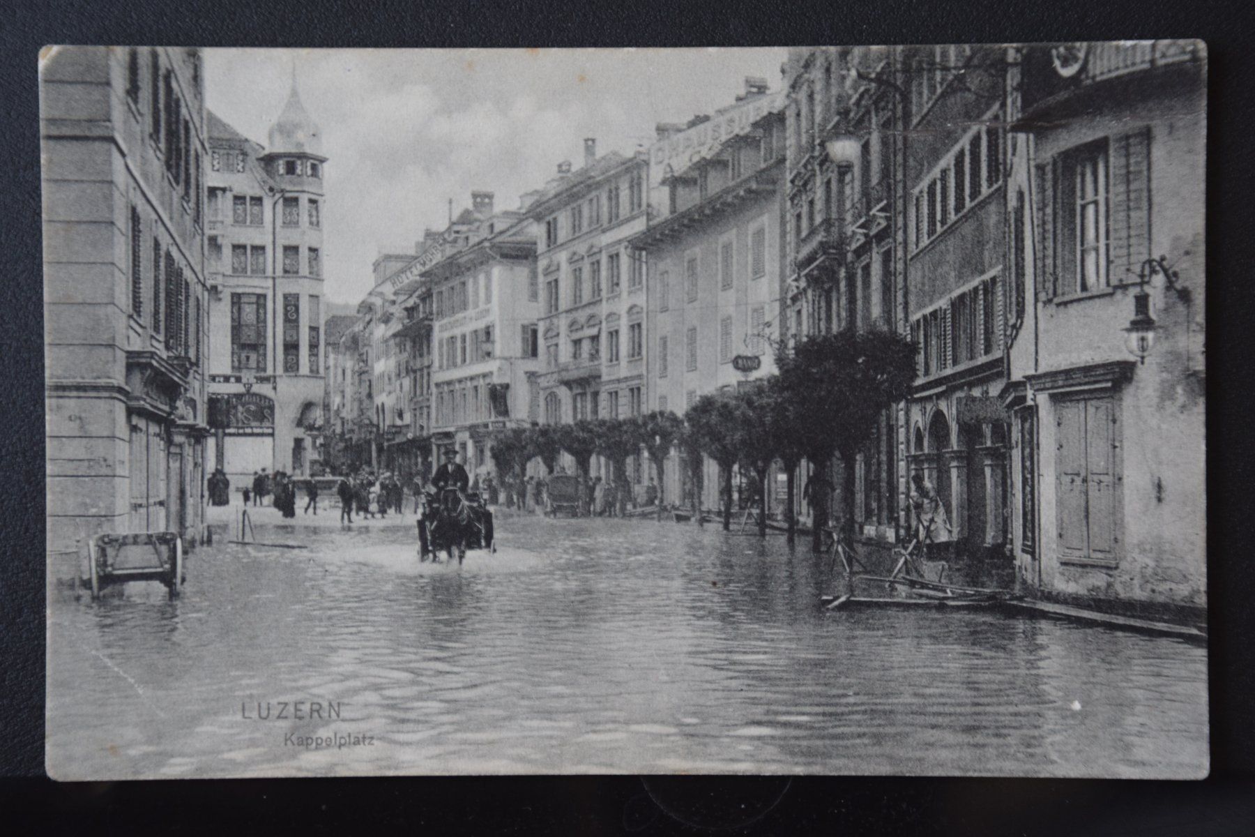 Cartoline postali: AK Luzern, Hochwasser 1910 – Usato da Luzern venduto da CH2018