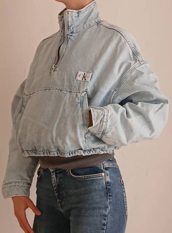 Vestes: Calvin Klein Jeansjacke  Anorak  – D'occasion à Locarno par vawa